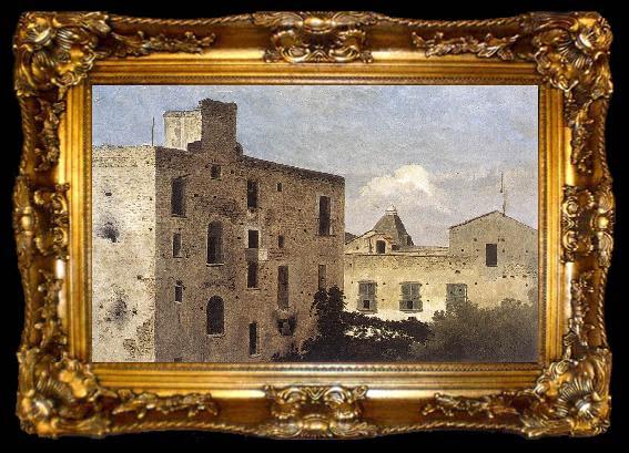 framed  JONES, Thomas Houses in Naples sf, ta009-2
